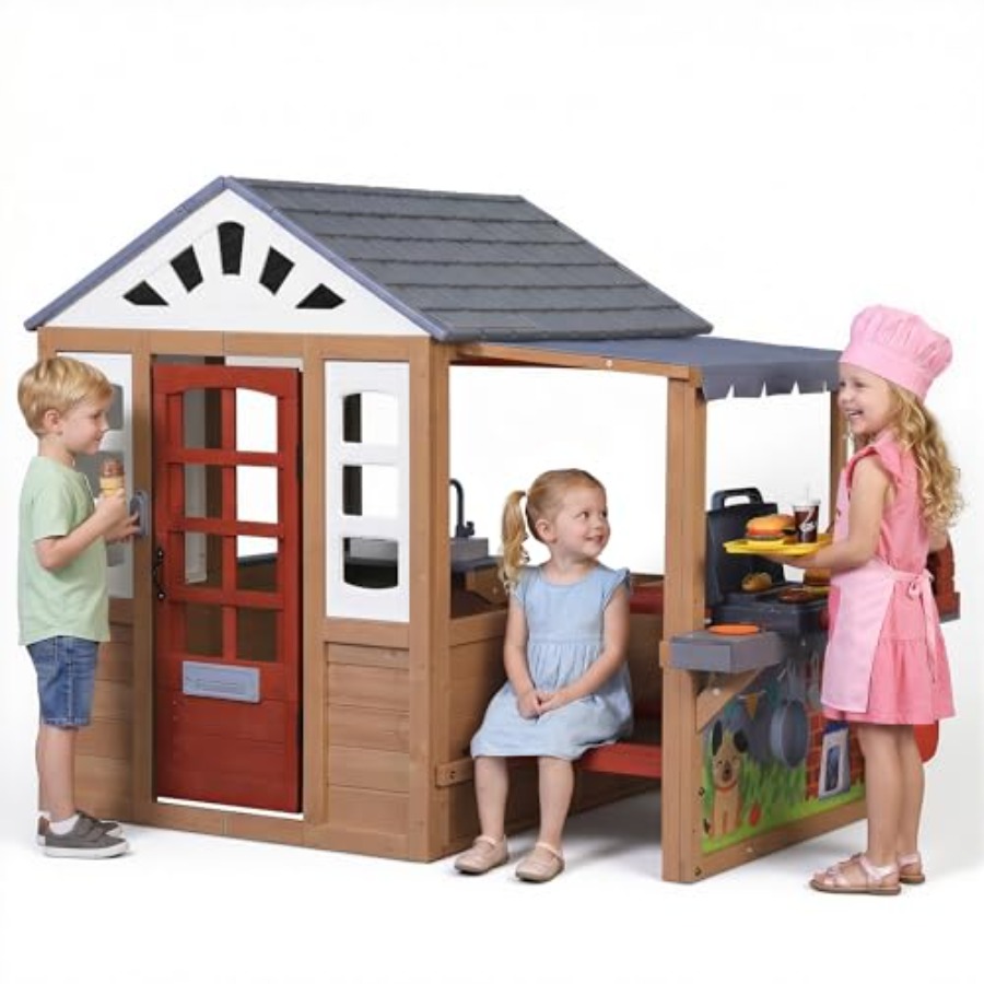 Kids Outdoor Grill Set - Domek do zabawy na zewnątrz dla