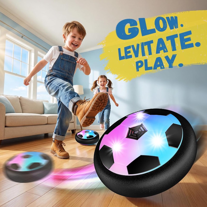 Kids Outdoor Music - Piłka nożna LED Hover z napędem