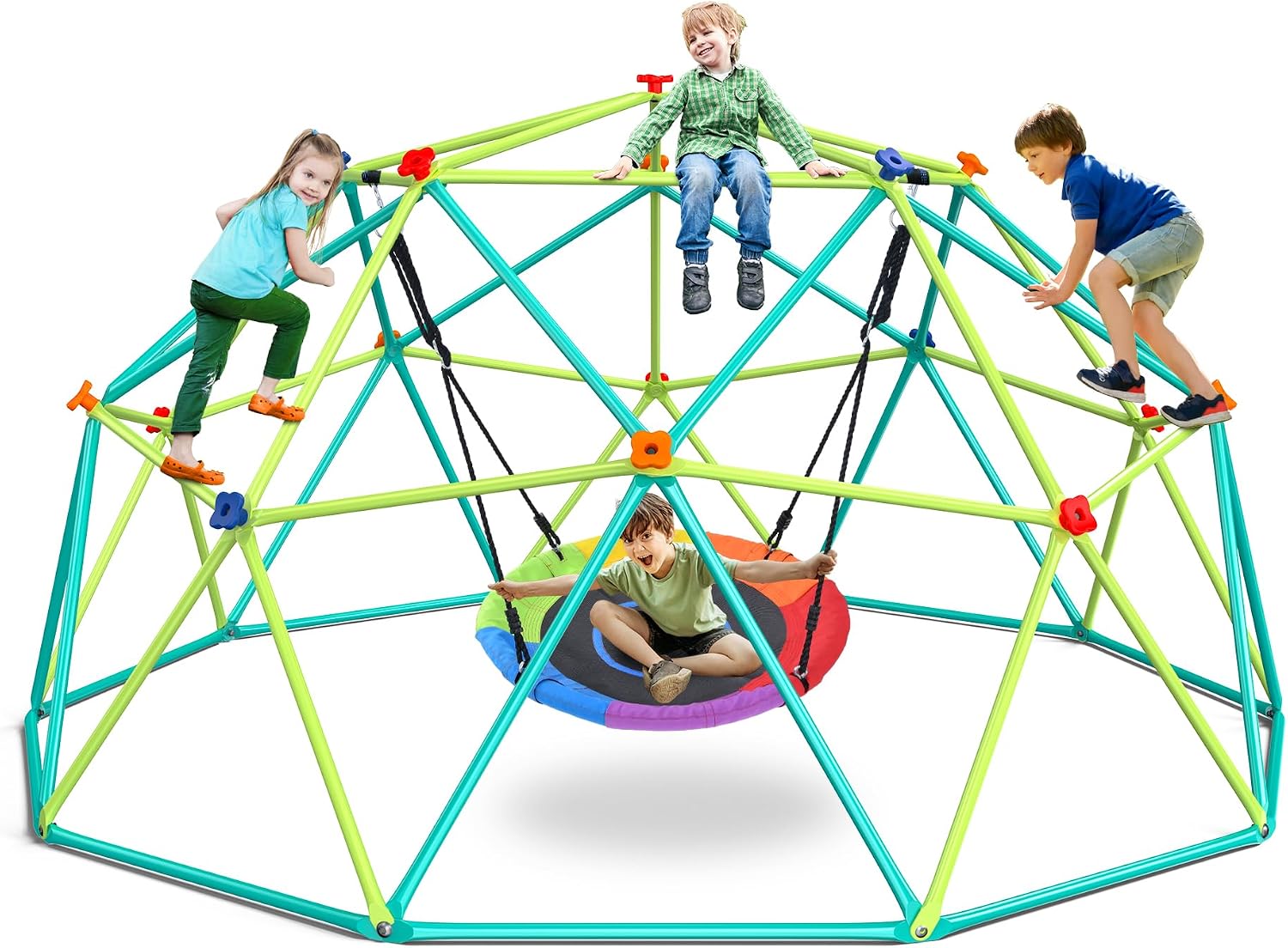 Kids Outdoor Gym - Huśtawka kopułkowa do wspinaczki o długości