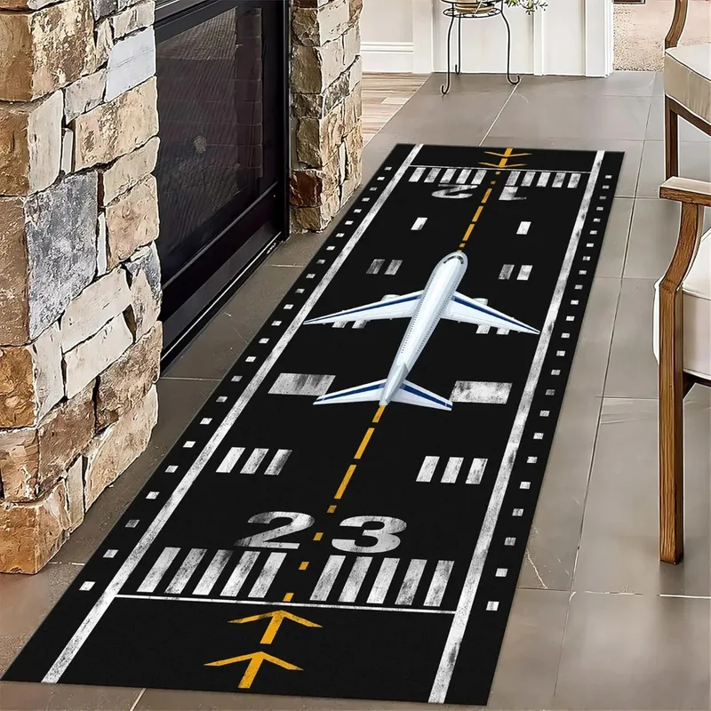 Kids Outdoor Mat Waterproof - Dywanik z nadrukiem dróg lotniskowych VIKAMA,