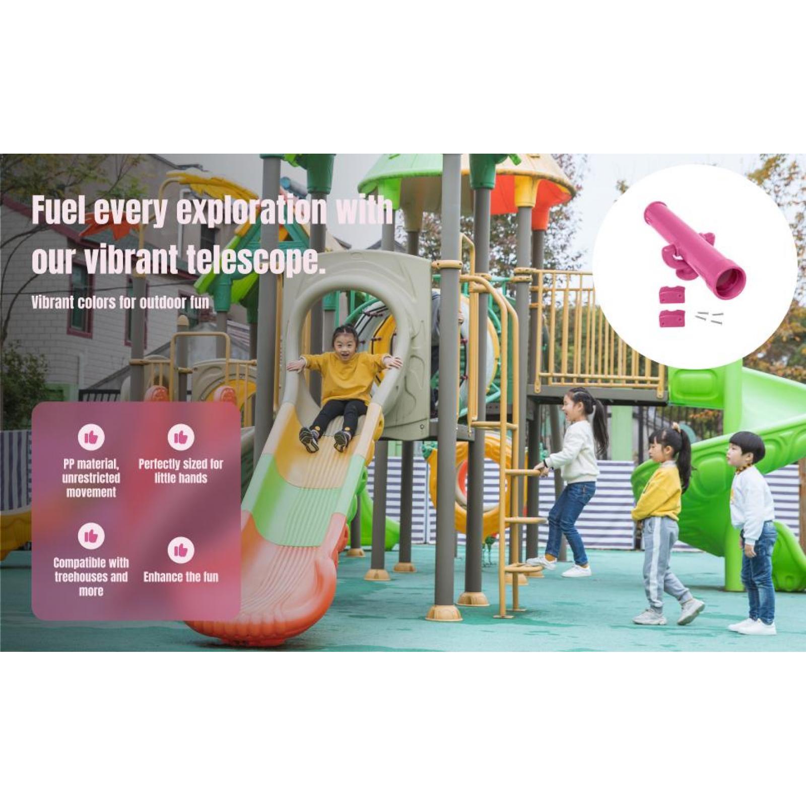 Kids Outdoor Climbing Frame - Teleskop dla dzieci na plac zabaw,