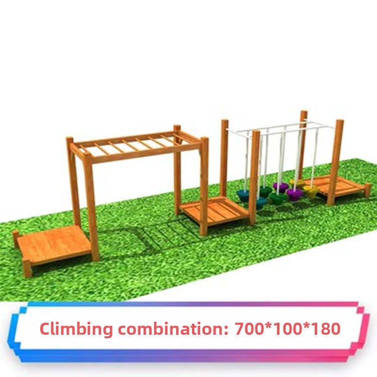 Drewniana zabawka do wspinaczk – Kids Outdoor Climbing Frame recenzja i cena