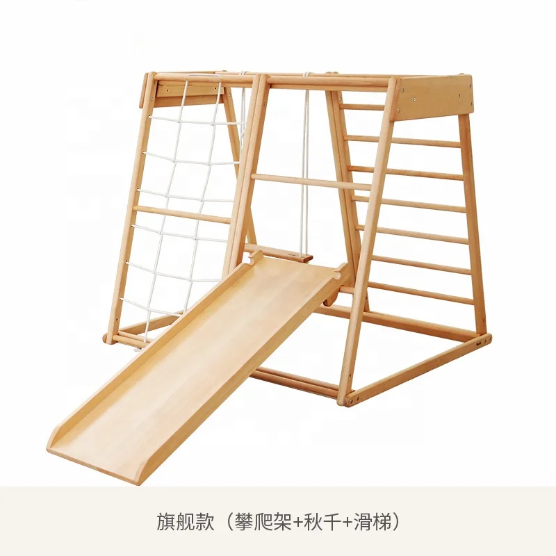 Drewniana drabinka sznurkowa d – Kids Outdoor Climbing Frame recenzja i cena