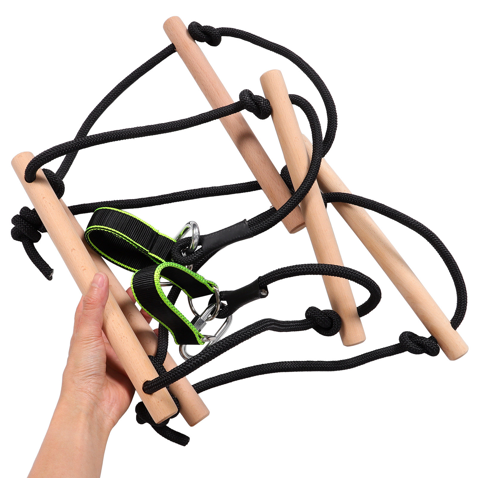 1 zestaw drewnianej drabiny z  – Kids Outdoor Climbing Frame recenzja i cena