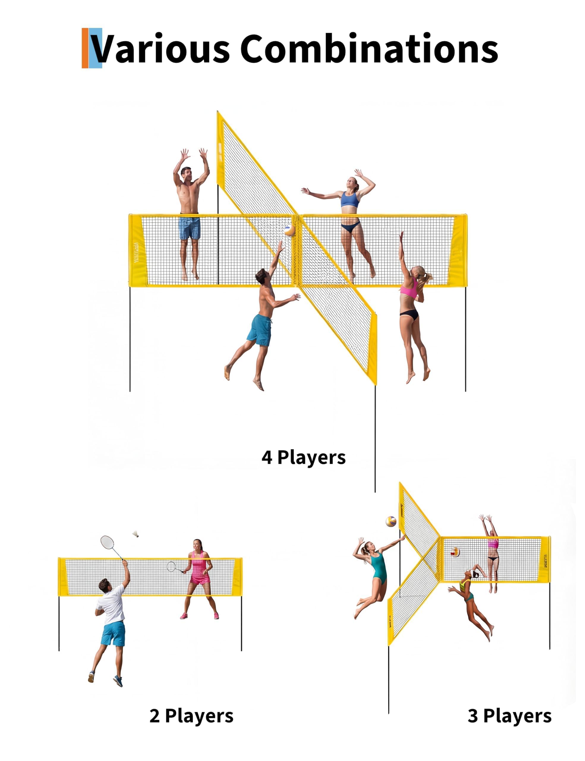 4-częściowy zestaw do siatkówk – Kids Outdoor Volleyball Net recenzja i cena