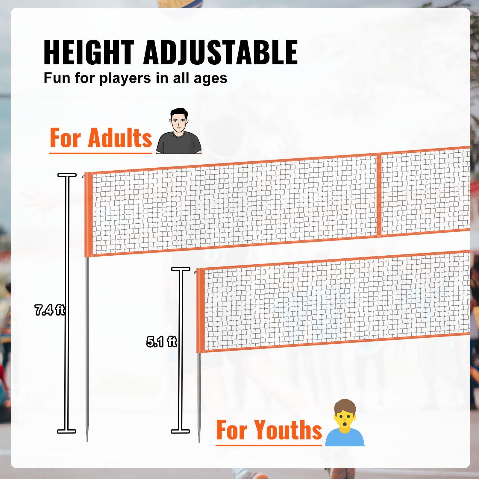 SucceBuy 4-stronna siatka do s – Kids Outdoor Volleyball Net recenzja i cena