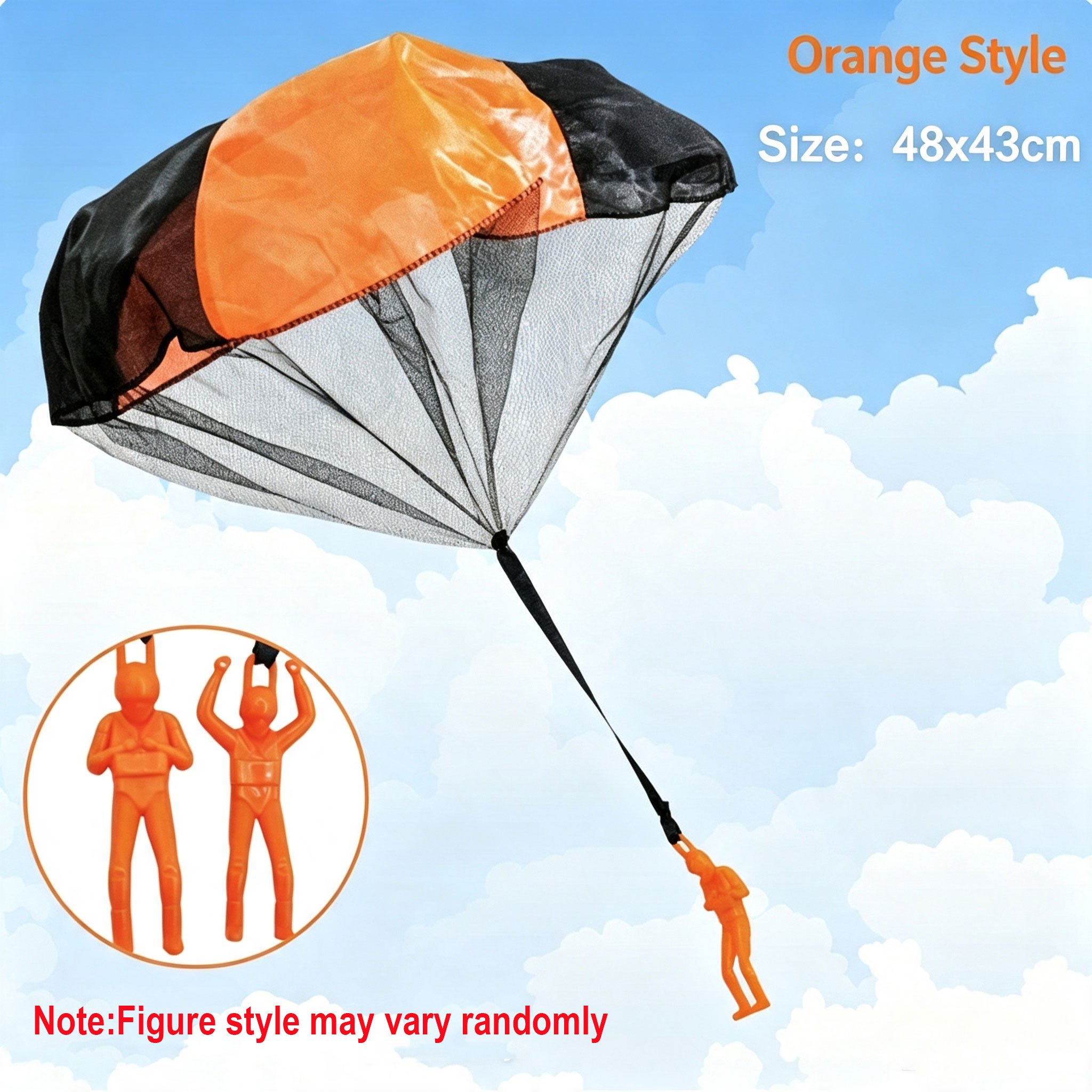 3/6 szt. Zabawki spadochronowe – Kids Unique Outdoor Toys recenzja i cena