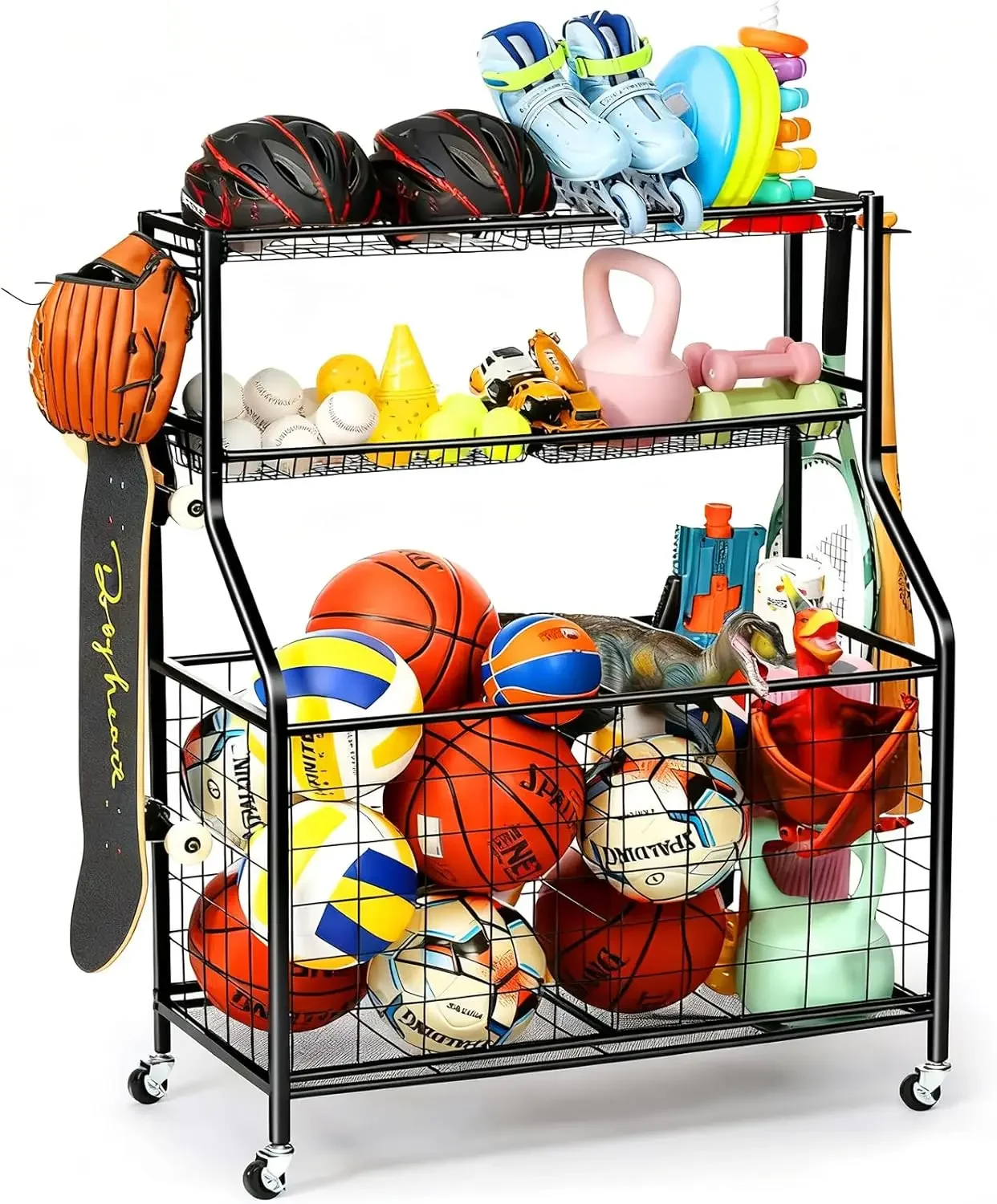 Stalowy organizer na piłki do  – Kids Outdoor Gym recenzja i cena