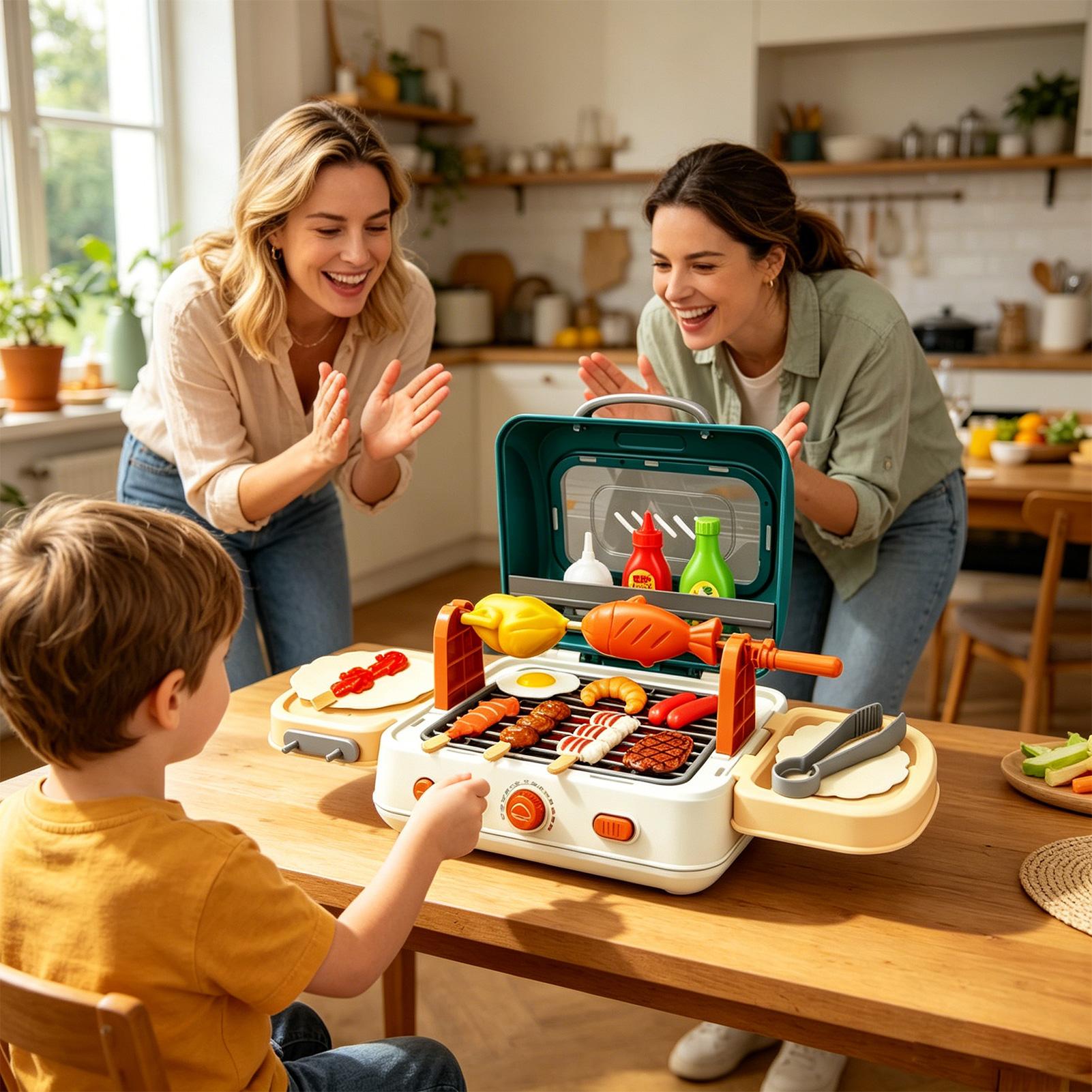 Dziecięcy grill na zewnątrz, s – Kids Outdoor Grill Set recenzja i cena