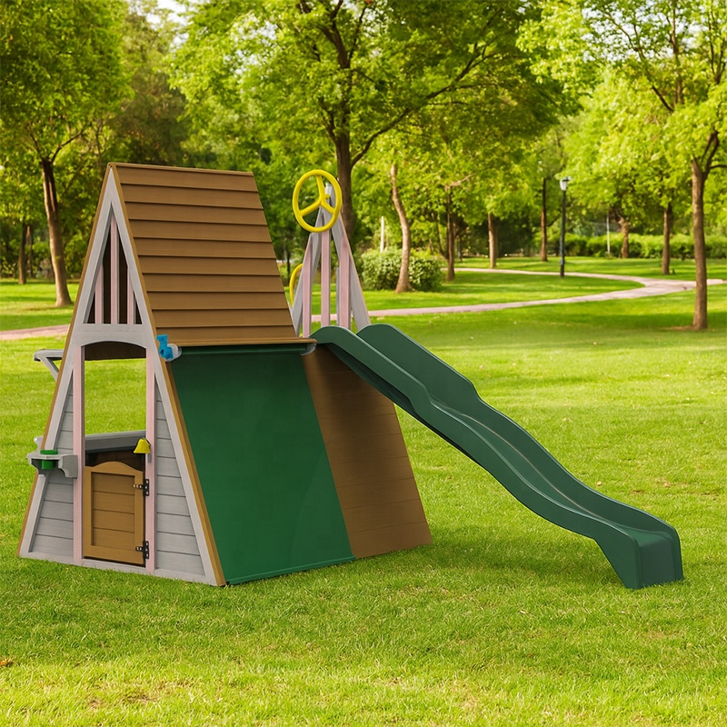 Drewniane zabawki na zewnątrz  – Kids Outdoor Climbing Frame recenzja i cena
