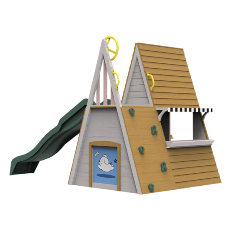 Drewniane zabawki na zewnątrz  – Kids Outdoor Climbing Frame recenzja i cena