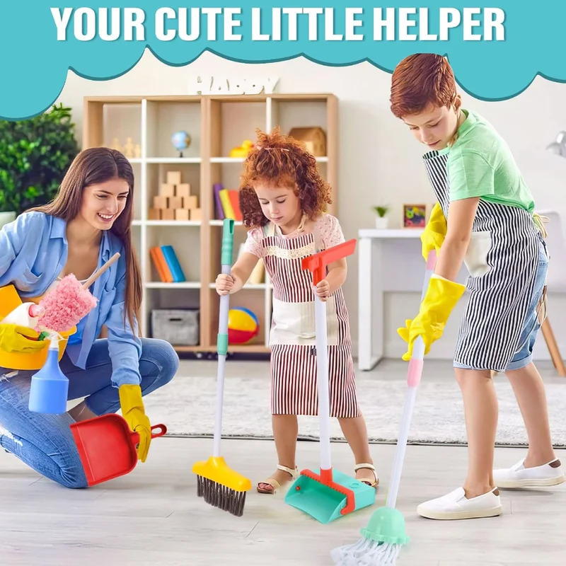 16-częściowy zestaw do sprząta – Kids Outdoor Broom recenzja i cena