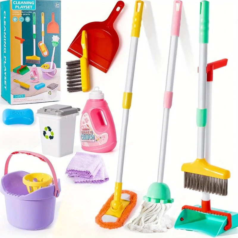 16-częściowy zestaw do sprząta – Kids Outdoor Broom recenzja i cena