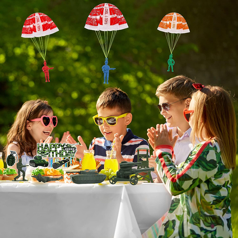 10/100 sztuk zabawek spadochro – Kids Unique Outdoor Toys recenzja i cena