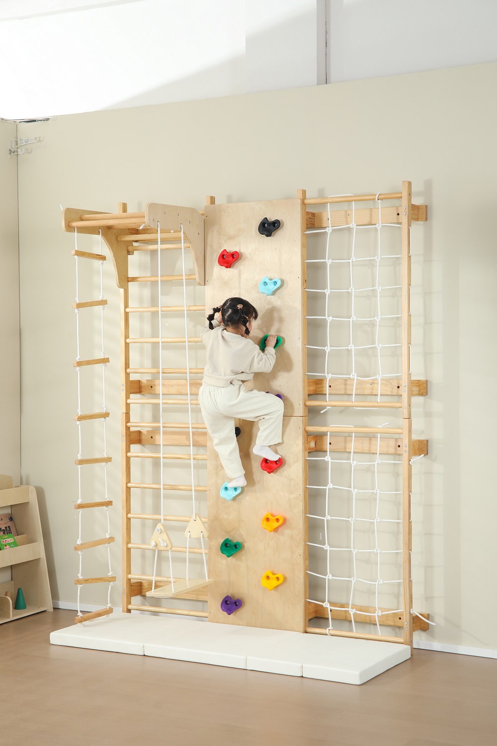 Dostępne od ręki: Drewniane dr – Kids Outdoor Climbing Frame recenzja i cena