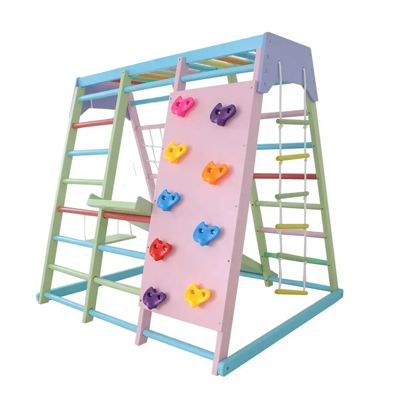 Drewniany zestaw do wspinaczki – Kids Outdoor Gym recenzja i cena