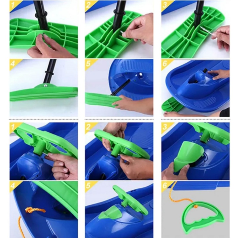 Dziecięca sanka śnieżna z kier – Kids Unique Outdoor Toys recenzja i cena