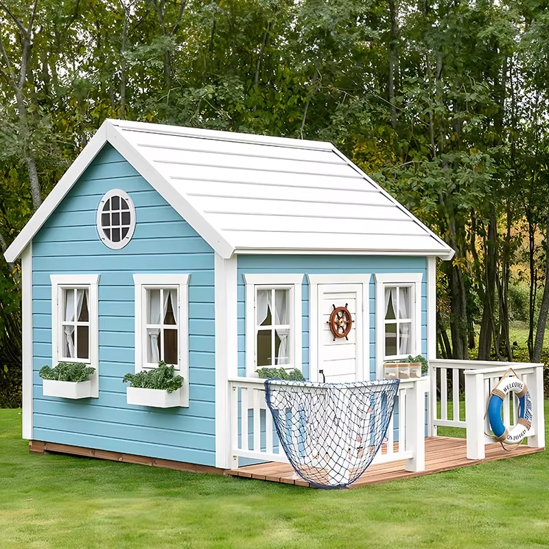 Drewniany domek dla dzieci do  – Kids Outdoor Cubby House recenzja i cena